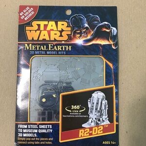 3-D R2-D2 metal model